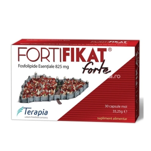 Fortifikat Forte, 825 mg, 30 capsule, Terapia