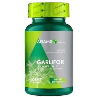 Garlifor 500 mg, 60 capsule, Adams Supplements