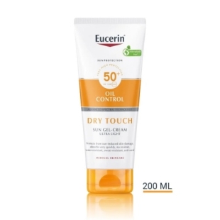 Gel crema de corp SPF 50+ Sun Protection Oil Control, 200 ml, Eucerin