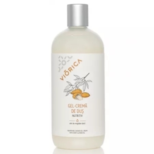 Gel-crema de dus nutritiv cu ulei de migdale dulci, 500 ml, Viorica