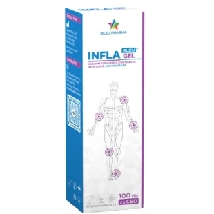 Gel cu CBD Infla Bleu, 100 ml, Bleu Pharma