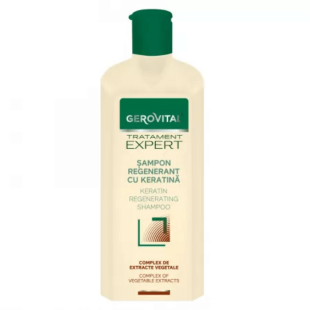 Sampon regenerant cu keratina Tratament Expert, 250 ml, Gerovital