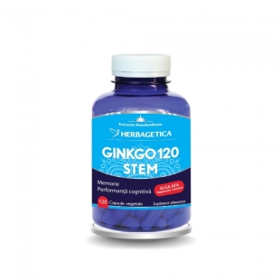 Ginkgo 120 Stem, 60 capsule, Herbagetica
