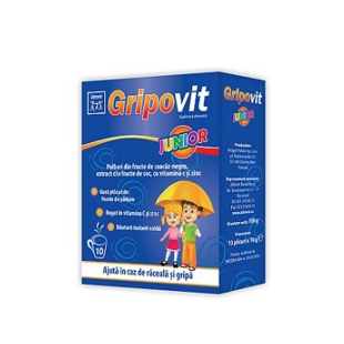 Gripovit Junior, 10 plicuri, Zdrovit