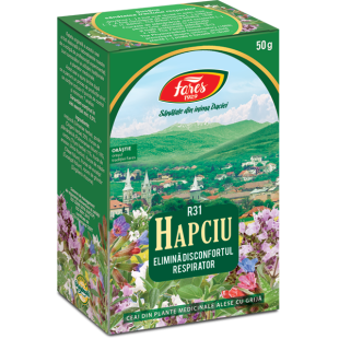 Hapciu elimina disconfortul respirator (R31) 50g, Fares