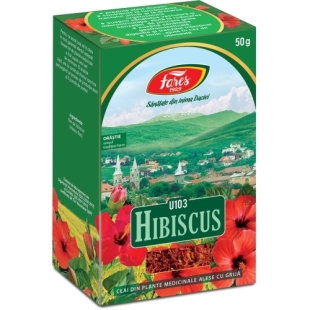 Ceai hibiscus U103, 50 g, Fares