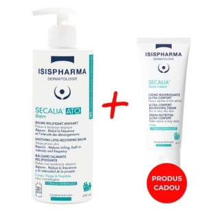 Pachet Balsam calmant Secalia, 400 ml + Crema de fata Secalia, 40 ml, Isispharma