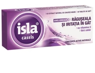 Isla Cassis, 30 tablete de supt, Engelhard