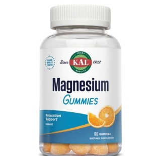 Magnesium Gummies Kal, 60 jeleuri, Secom