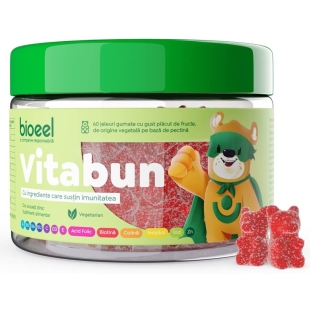 Jeleuri cu multivitamine Vitabun, 60 jeleuri, Bioeel