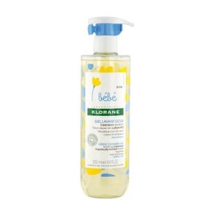 Gel spumant pentru par si corp, 500 ml, Klorane Bebe
