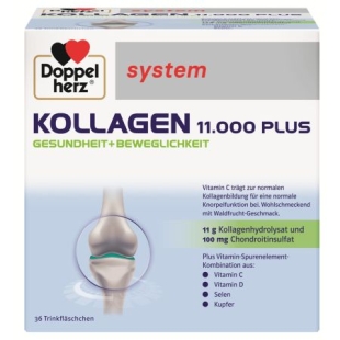 Kollagen 11.000 Plus System, 36 flacoane unidoza, Doppelherz