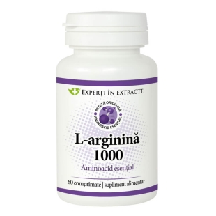 L-arginina 1000, 60 comprimate, Dacia Plant