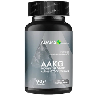 L-arginine 500 mg, 90 capsule, Adams Supplements