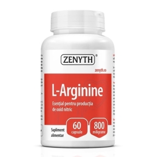 L-Arginine 800 mg, 60 capsule, Zenyth