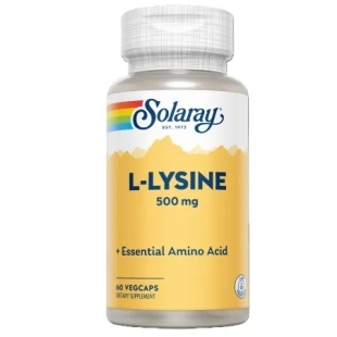 L-Lysine 500 mg Solaray, 60 capsule, Secom