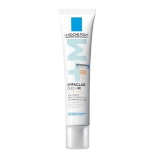 Gel-crema anti-imperfectiuni cu pigment de culoare, Nuanta Light, Effaclar Duo+M, 40 ml, La Roche-Posay