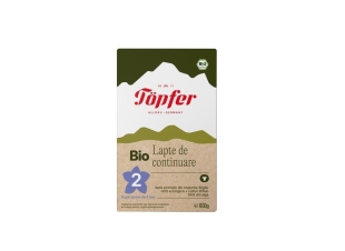Lactana Bio 2 formula pentru alimentatia artificiala, 600g, Topfer
