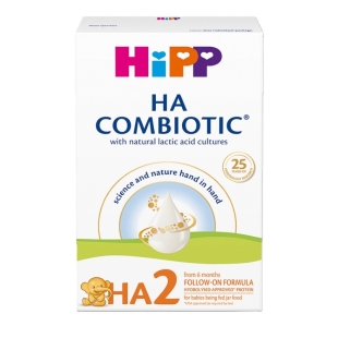 Lapte praf HA 2 Combiotic de la nastere, 350g, Hipp