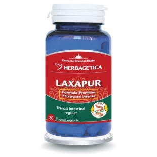 Laxapur, 30 capsule, Herbagetica
