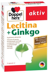 Aktiv Lecitina + Gingko, 30caps, Doppelherz