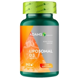 Liposomal D3 4000 UI, 90 capsule, Adams Supplements