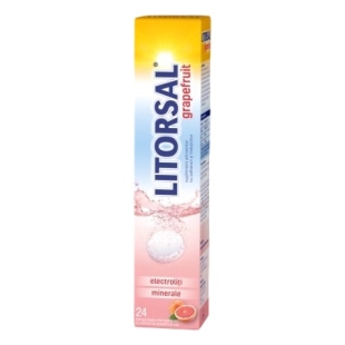 Litorsal cu aroma de grapefruit, 24 comprimate efervescente, Zdrovit