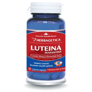 Super Luteina Zeaxantina, 30 capsule, Herbagetica