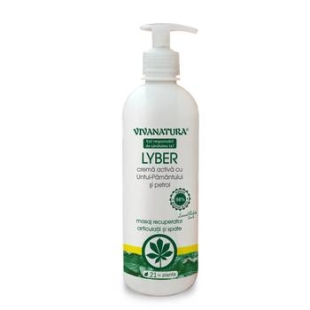 VivaNatura - Lyber crema activa masaj incalzitor cu untul pamantului si petrol 500ml