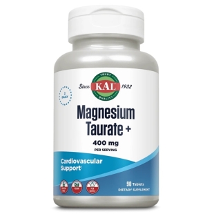 Magnesium Taurate + 400 mg Kal, 90 tablete, Secom