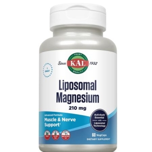 Magneziu Liposomal Kal, 210 mg, 60 capsule vegetale, Secom