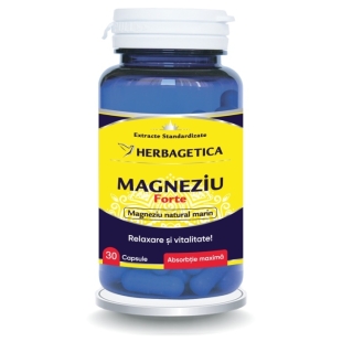 Magneziu Forte, 30 capsule, Herbagetica