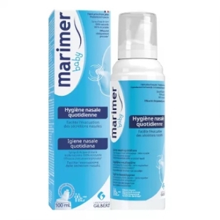 Spray nazal izotonic cu apa de mare Marimer Baby, 100 ml, Gilbert