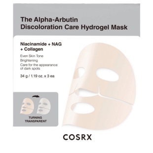 Masca Hidrogel Cu Efect De Uniformizare Alfa Arbutin Niacinamide Si Nag, 34 g, Cosrx