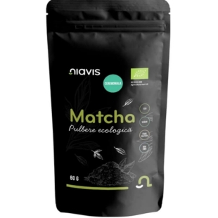 Matcha pulbere ecologica, 60 g, Niavis