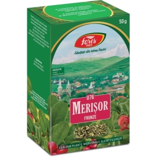 Ceai merisor frunze U76, 50 g, Fares