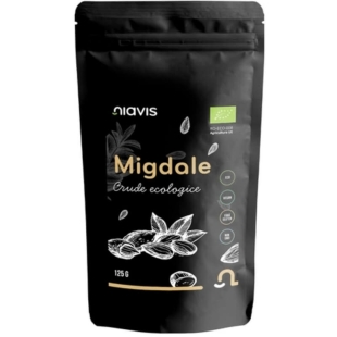 Migdale crude ecologice, 125 g, Niavis