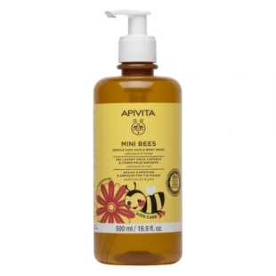 Mini Bees Gel spalare par si corp, 500ml, Apivita