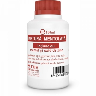 Tis - Mixtura mentolata lotiune cu mentol si oxid de zinc 100ml