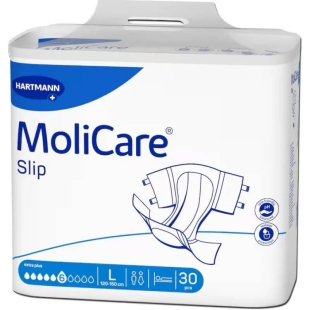 Slip pentru incontinenta MoliCare Extra Plus, 6 picaturi, marime L, 30 bucati, Hartmann