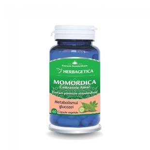 Momordica extract de castravete amar, 60 capsule, Herbagetica