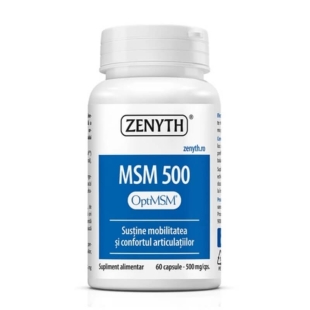MSM 500 mg, 60 capsule, Zenyth