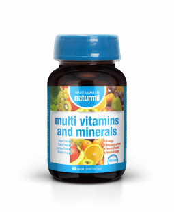 Multi Vitamins and Minerals, Naturmil, 60 capsule, Dietmed