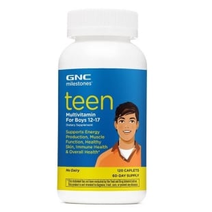 Multivitamine pentru baieti 12-17 ani Milestones Teen, 120 capsule, GNC