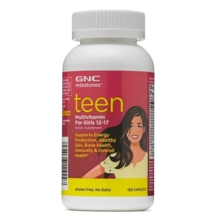 Multivitamine pentru fete 12-17 ani Milestones Teen, 120 capsule, GNC