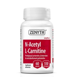 N-Acetyl L-Carnitine 550 mg, 60 capsule, Zenyth