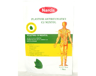 Narcis - Plasture antireumatic cu mentol 12x18cm