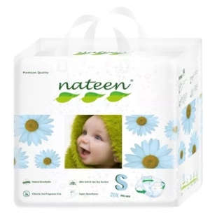 Scutece hipoalergenice nr. 2, 3-6 kg, Premium Line 3D Flex & Fit, 20 bucati, Nateen