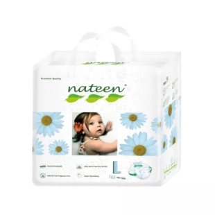 Scutece hipoalergenice nr. 4, 7-18 kg, Premium Line 3D Flex & Fit, 16 bucati, Nateen