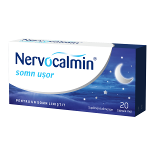 Nervocalmin - Somn usor 20 capsule moi